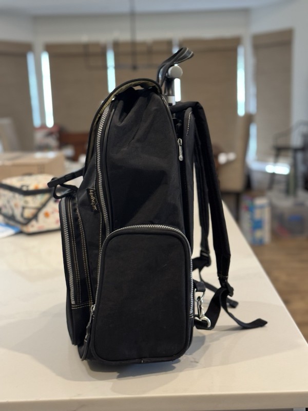 Kipling Wheeled Laptop Backpack Rolling 18” Black Carry On Luggage Bag gallery