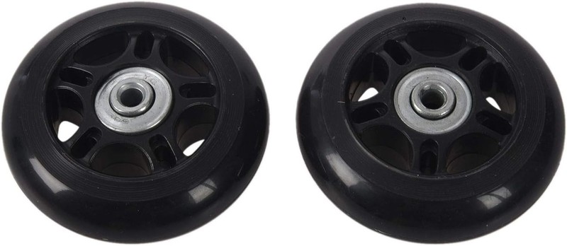 Replacement Luggage Wheel Set Compatible for Suitcase Inline Skate 63mm gallery