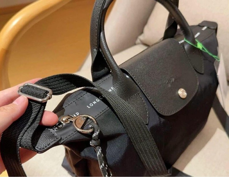 Longchamp Le Pliage Energy M Shoulder Tote Bag 2Way Bag Outlet New Black gallery