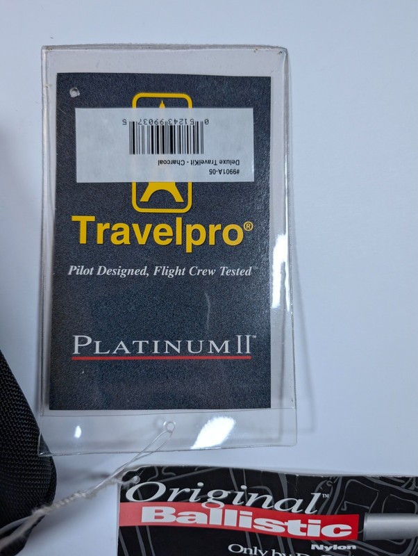 Travelpro Platinum Hanging Toiletry Bag Black Travel Organizer NWT gallery