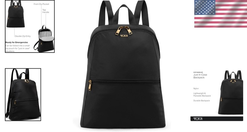 Foldable Nylon Backpack Lightweight Travel Daypack Water-Resistant Compact gallery