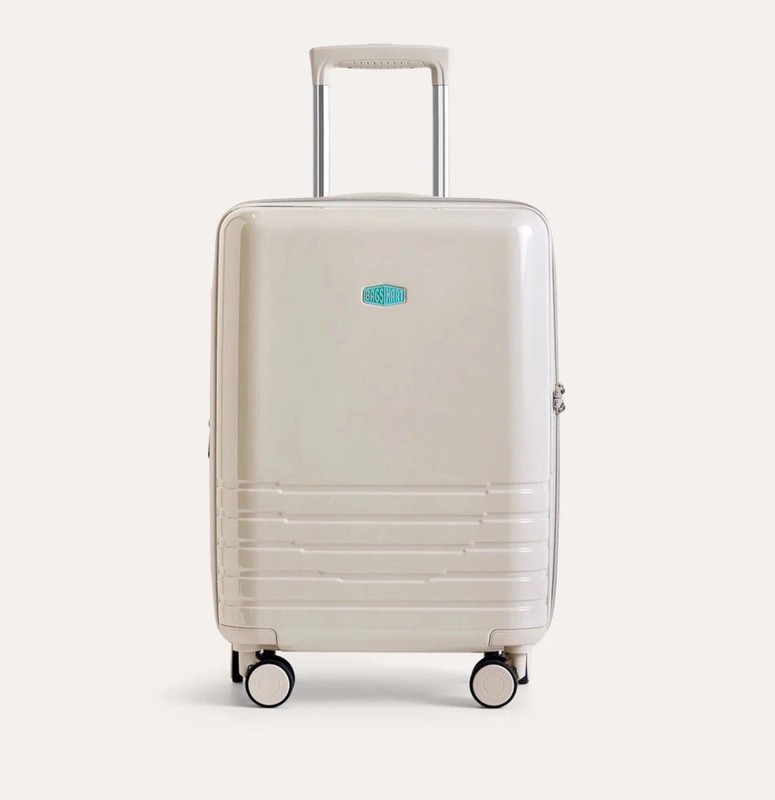 Bagsmart Getaway Carry On Luggage 20 Front Opening Suitcase Spinner USB Expandab