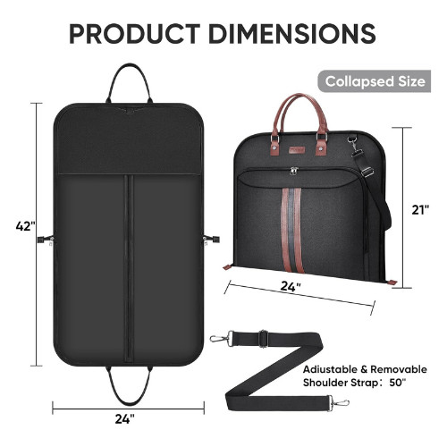 Travel Garment Bag Travel Suit Bag for Men 42 Waterproof Carry on Garment... gallery