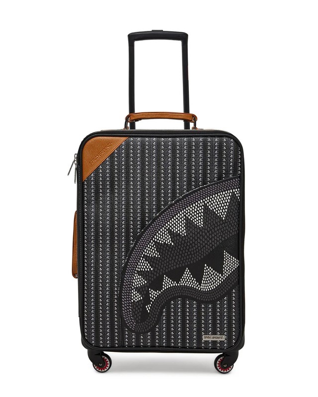Sprayground Illu Chains Carry-On Luggage🔥New Soft Shell Travel Suitcase Wheels