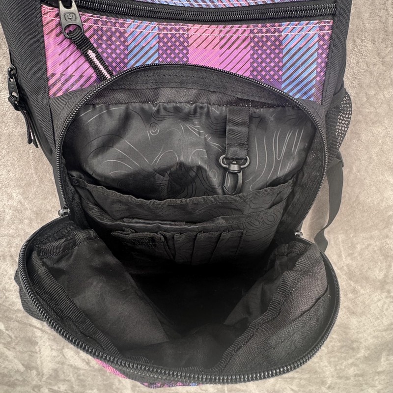 OGIO Girls Multicolor Plaid Laptop Backpack School Bag Water Bottle Pocket gallery
