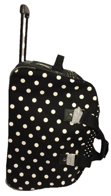 Victoria Secret PINK Wheelie Expandable Polka Dot Luggage Beautiful & Durable gallery