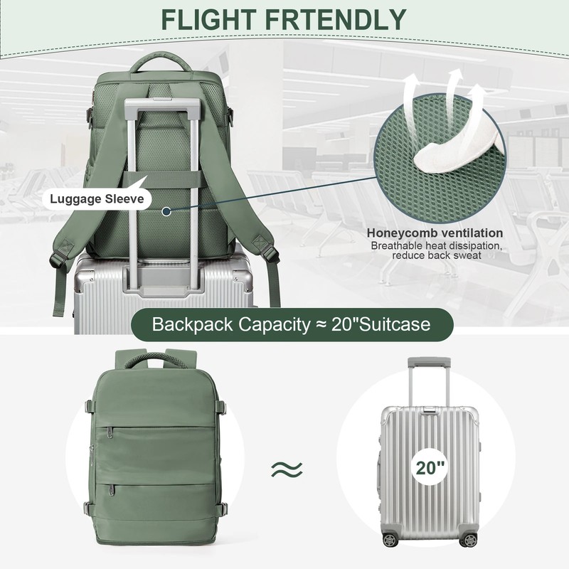 Ryanair Cabin Backpack 40x30x20 Travel Bag Hand Luggage Laptop Backpack gallery