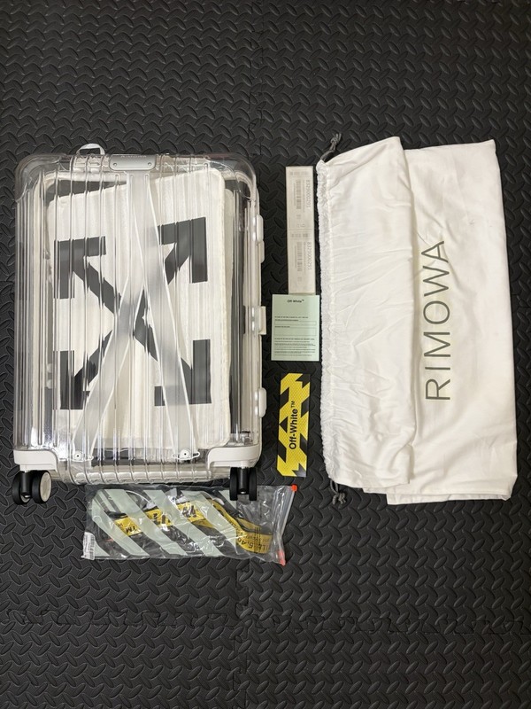 Off-White x Rimowa 47L See Through Luggage Case