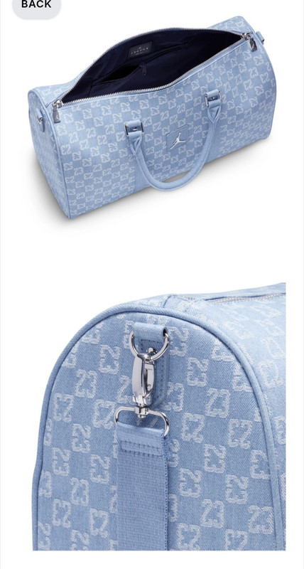 New Authentic Jordan Monogram 25L Duffle Bag *LIMITED EDITION DENIM Color* gallery
