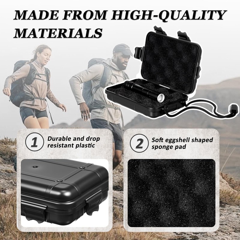 Relaxweex Waterproof Storage Box Foam Insert Shockproof Travel Case gallery