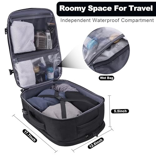 TSA Approved Carry On Backpack, Extra Large Tactical Travel Backpack for Men, gallery