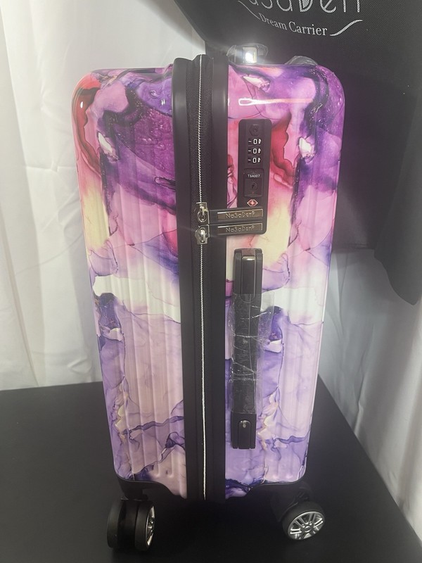 NaSaDen Pluto Limited Pattern Printed 22" Carry-on Luggage W TSA Lock & wheels gallery