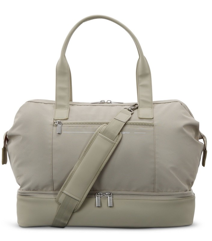 Samsonite Better than Basics Drop Bottom Weekender Duffle Bag, Limestone gallery