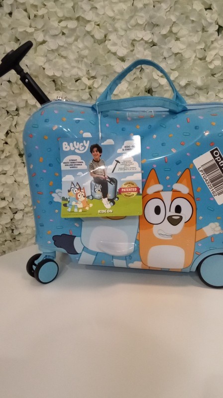 Bluey Ride-On Kids Luggage