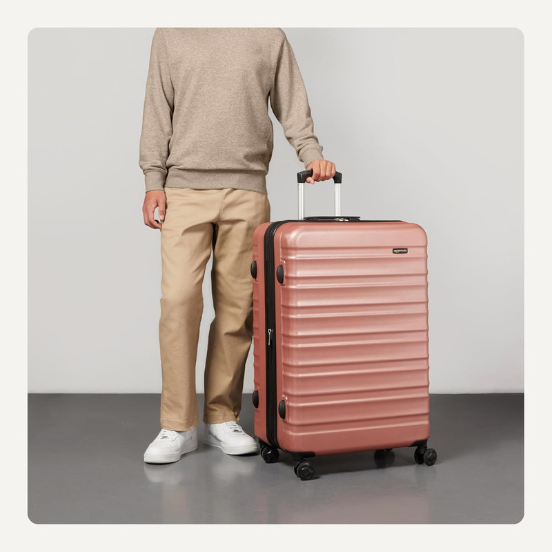 Amazon Basics 30" Hardside Large Checked Luggage, Hardshell Suitcase with Wheels gallery