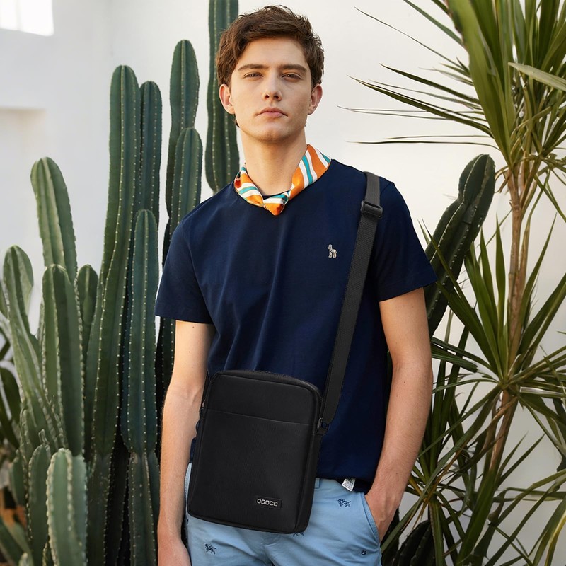 Messenger Bag, Crossbody Bag Shoulder Bag for Men Water Resistant Man Bag Man... gallery