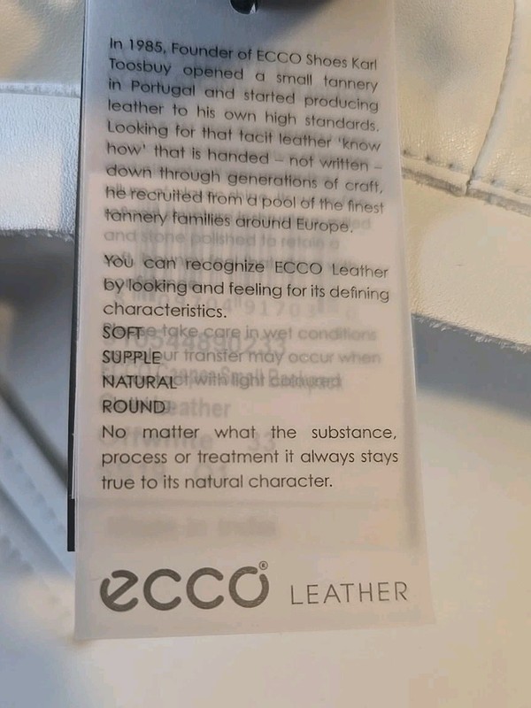 ECCO Casper Small Daypack Backpack Cow Leather Offwhite - Discontinued - NIB gallery