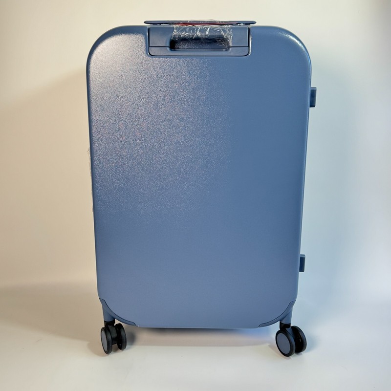 Mixi Design Aluminum Frame Suitcase Checked Luggage 24" - Sapphire Blue gallery