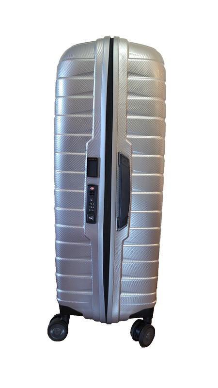Samsonite Hardshell Proxis Large Suitcase Silver Luggage Spinner gallery