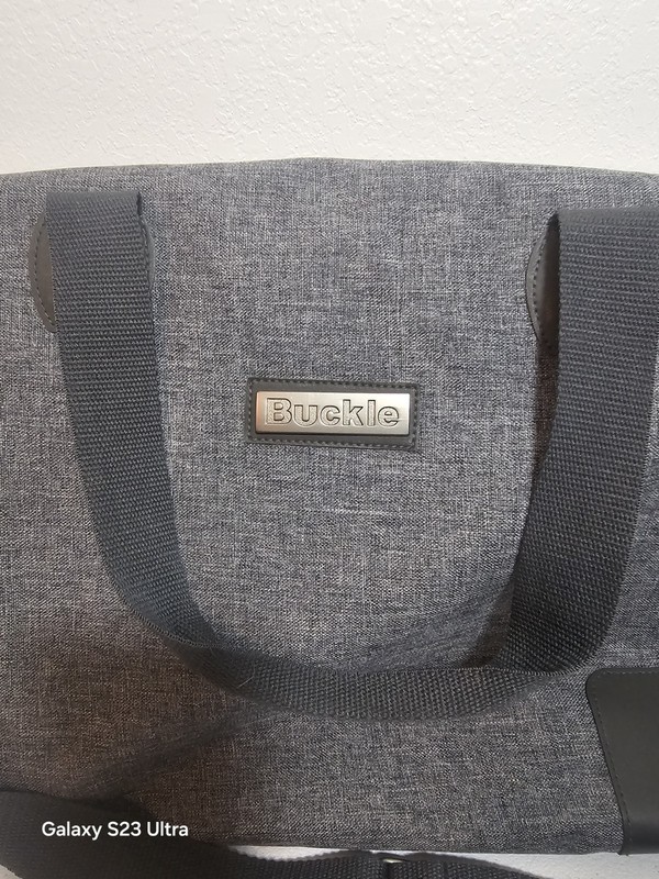 Buckle 24" Gray Weekender Duffle Bag Soft Case Adjustable Straps gallery