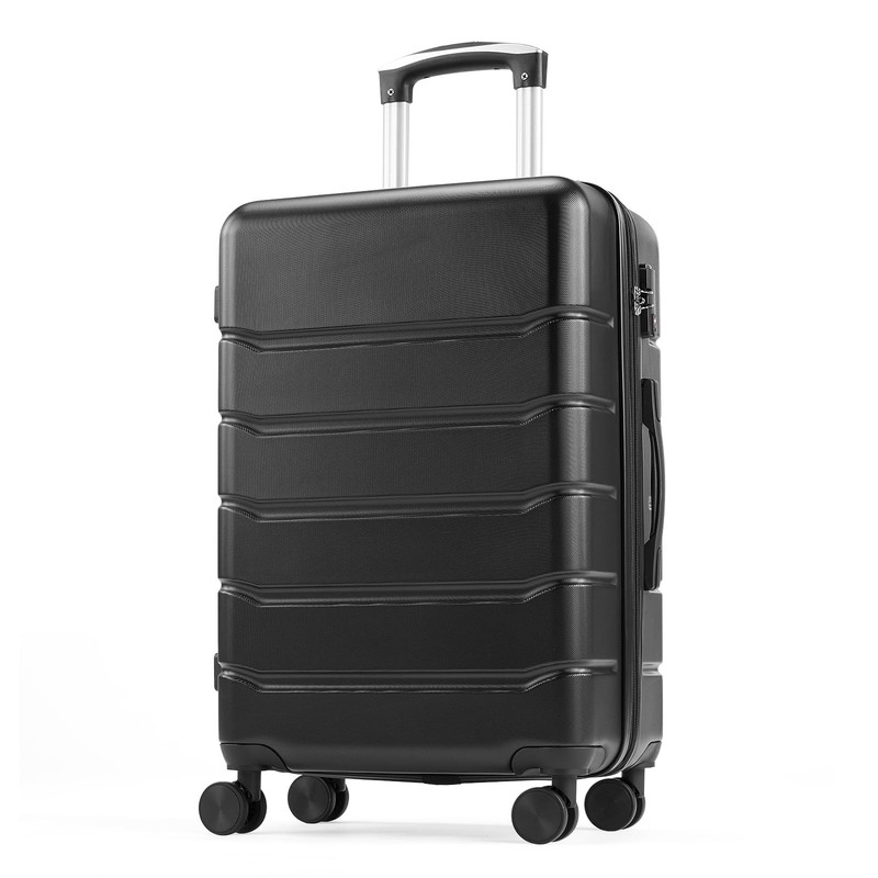 OLIXIS 28 Inch Luggage, Hardside Checked Suitcase with Spinner Wheels, Lightw…