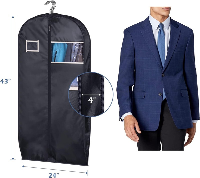43" Suit Bags for Men Travel, Travel Garment Bag Carry On, Durable Thick gallery