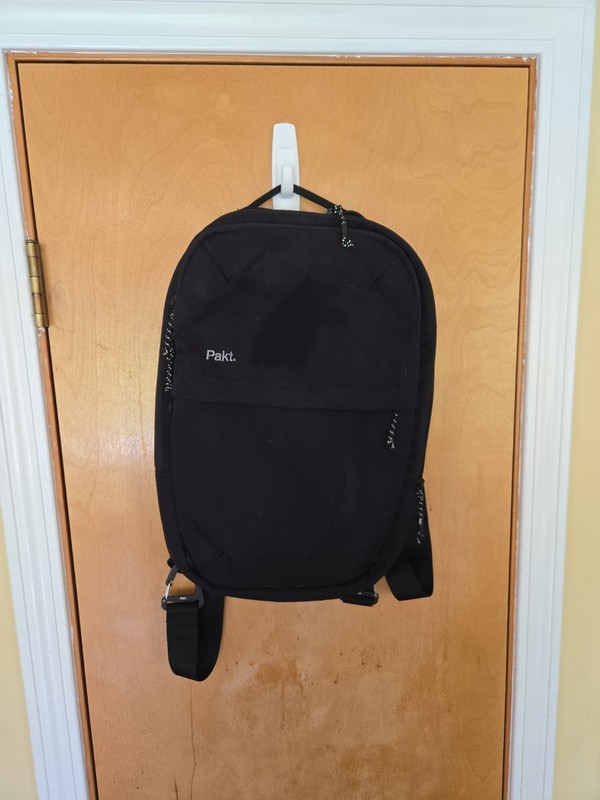 Pakt Black Backpack Laptop Multiple Compartments Adjustable Straps 15L gallery