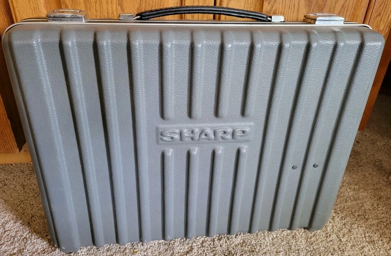 Suitcase Hard Briefcase Instrument Portable Electronics Video Equipment SHARP