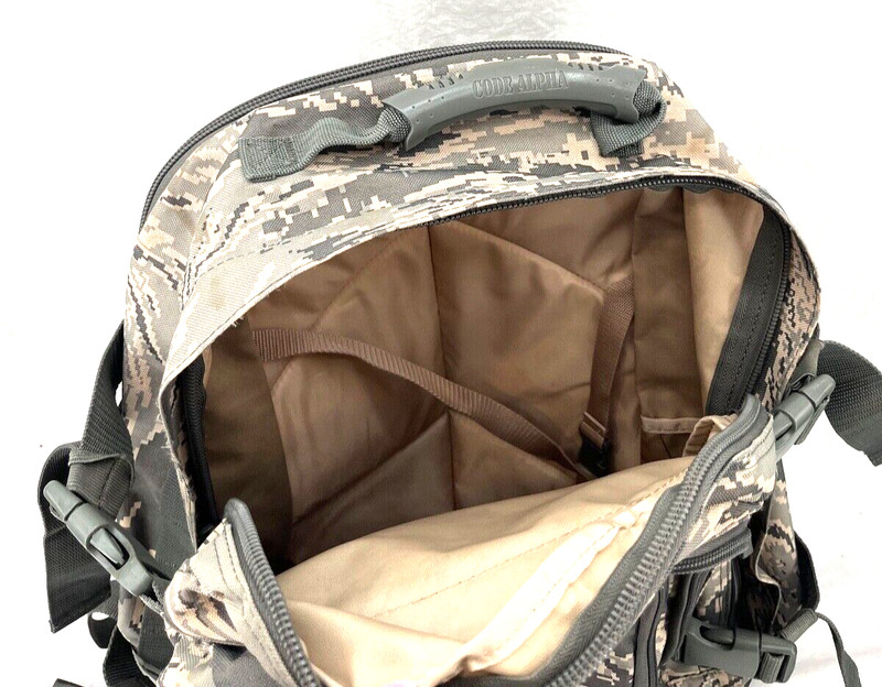 Code Alpha Tactical Military ABU Camouflage Multi-Pocket Strap Bag Backpack gallery