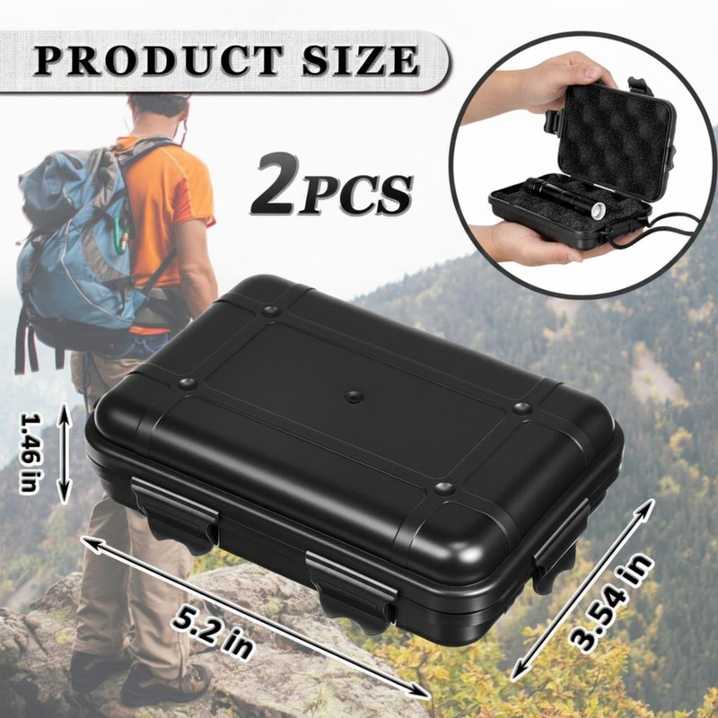 Relaxweex Waterproof Storage Box Foam Insert Shockproof Travel Case gallery