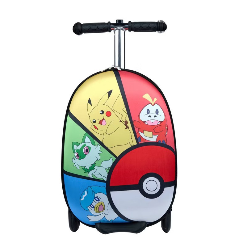 Pokemon Kids’ Hardside Carry On Scooter Suitcase