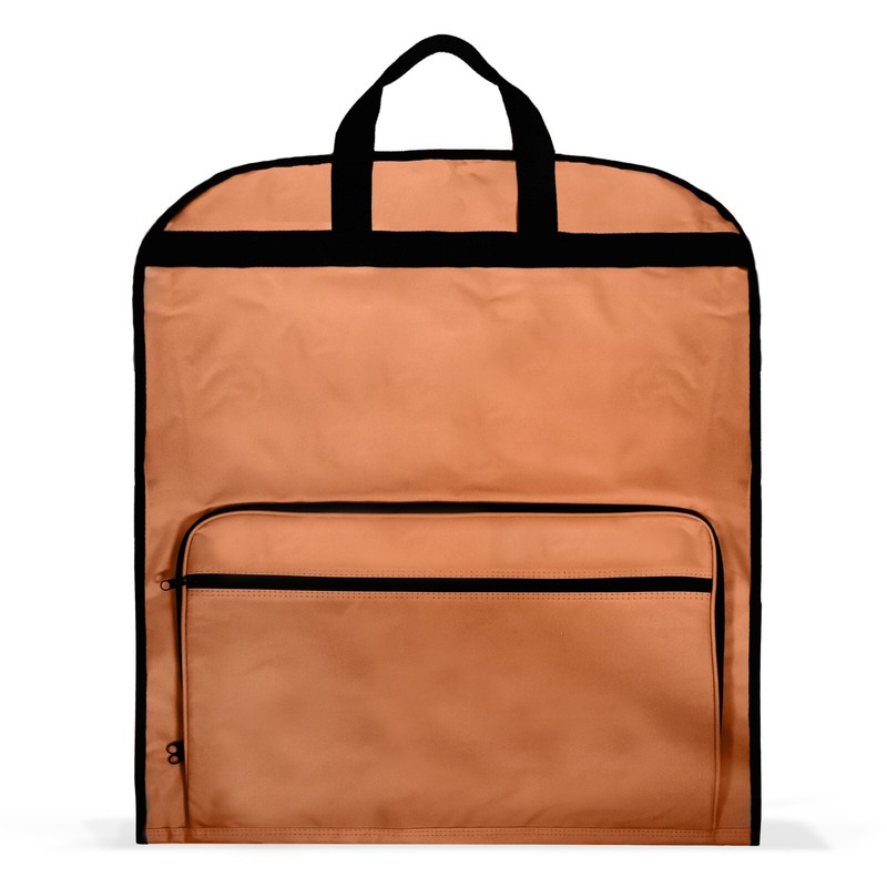 DALIX 60″ Professional Garment Bag Cover Suits Pants Gowns Dresses Orange