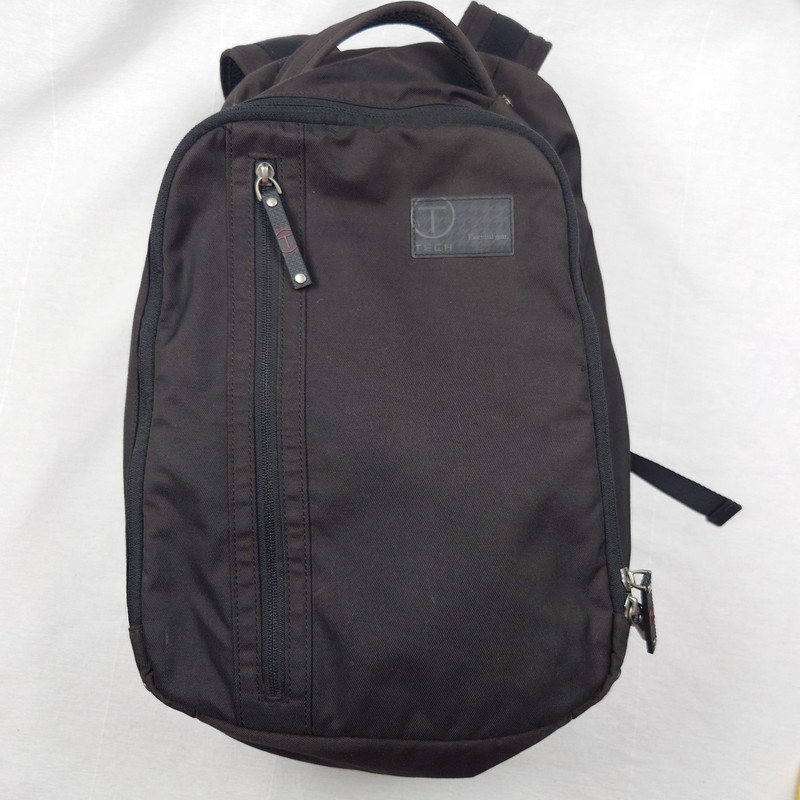 TUMI T-Tech Essential Gear 57585JT Black Canvas Laptop Backpack Free Shipping