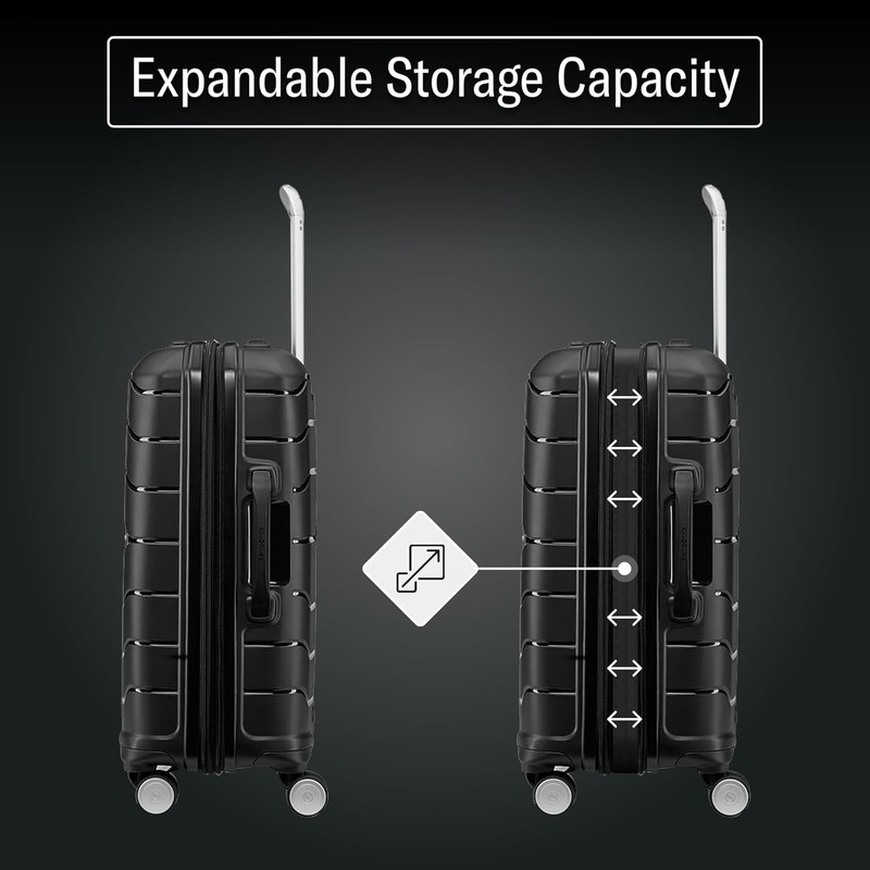 Samsonite 21" Freeform Hardside Expandable Carry-On Luggage Bag Spinner Wheels gallery