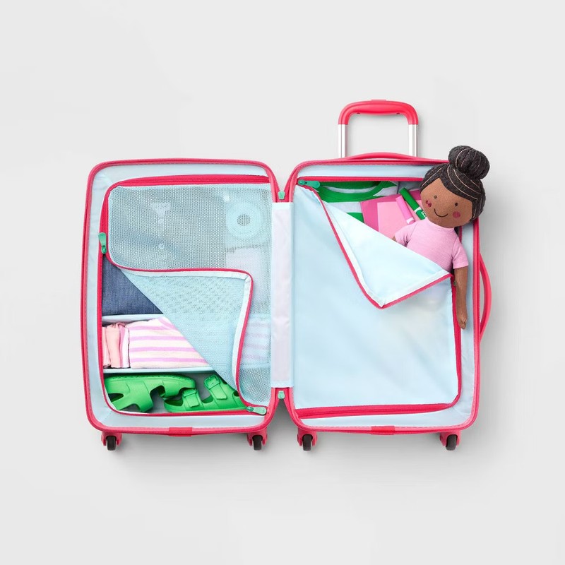 Kids' Hardside Carry On Spinner Suitcase Strawberry - Cat & Jack️ gallery