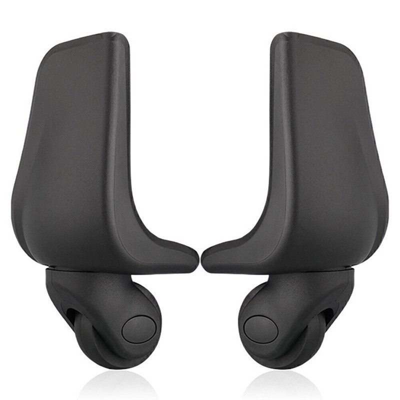 2pcs Replacement Luggage/Suitcase Spare Swivel Wheel 360° Spinner W001 Black