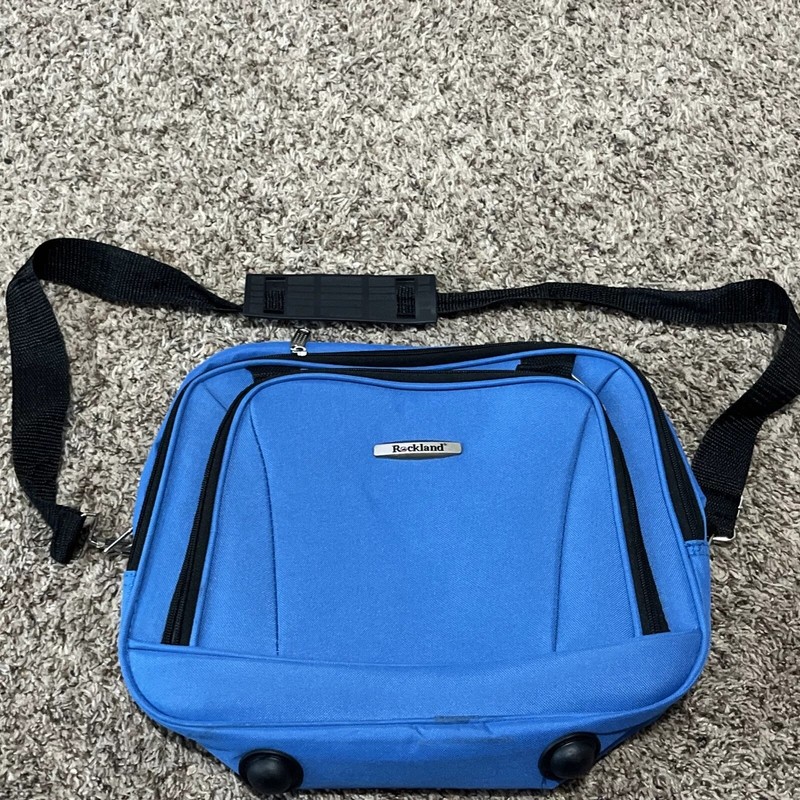 Rockland Fashion Luggage Blue , Smaller Soft Piece 14×10