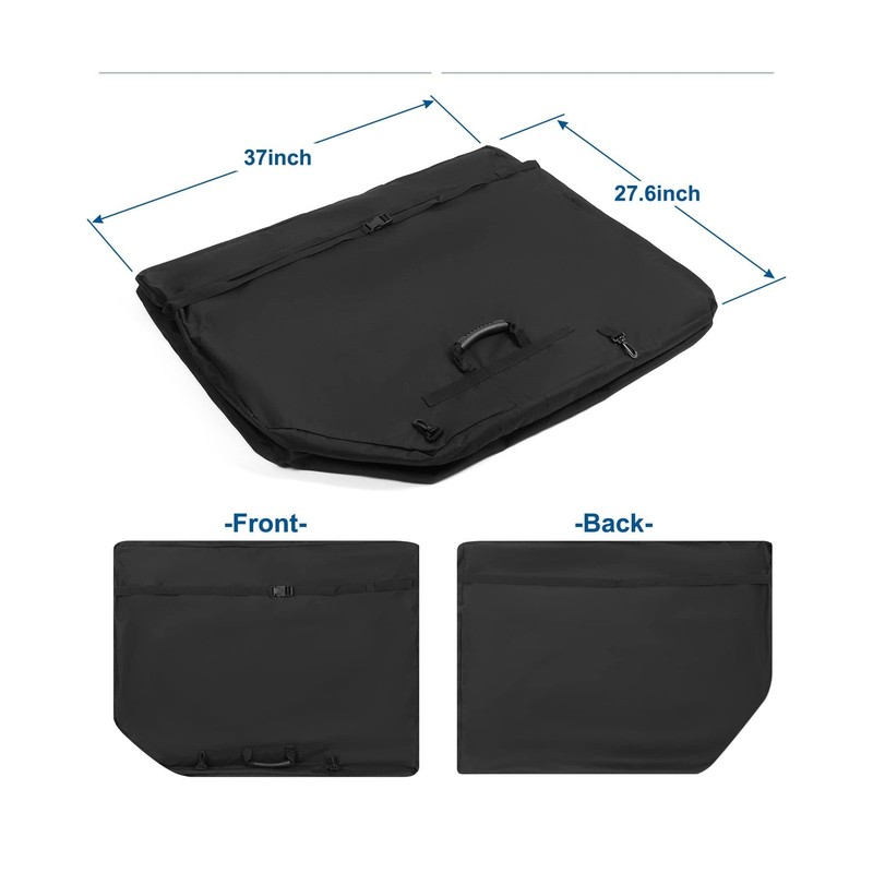 Hard Top Freedom Panel Storage Bag Compatible with 2007-2022 Wrangler JK JKU ... gallery