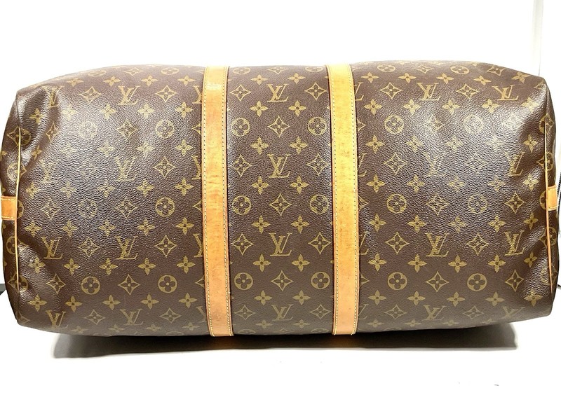 Louis Vuitton Monogram Canvas ~KEEPALL 55~ Duffle Large Travel Bag NO STRAP gallery