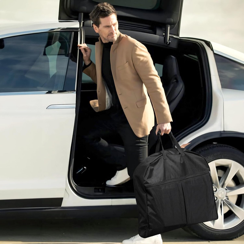 Heavy Duty Waterproof Hanging Garment Bag for Travel Foldable Carry On Suit Bag gallery