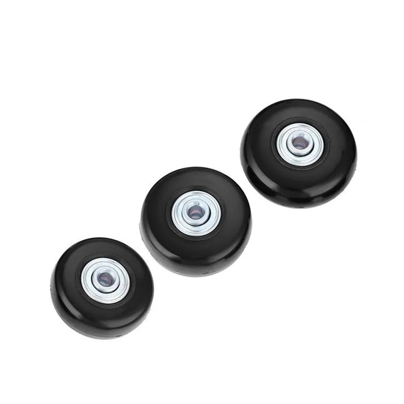 2Set Luggage Suitcase Wheels Replacement OD Rubber wheel tires 45mm/54mm/64mm gallery