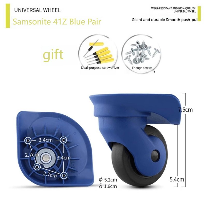 Multiple luggage wheels suitable for Samsonite American Tourister luggage gallery