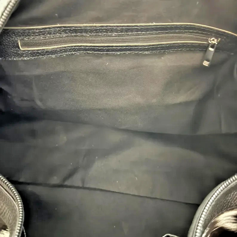 Handmade Multicolor Cowhide Leather Duffle Bag Hair On Hide Travel Bag gallery