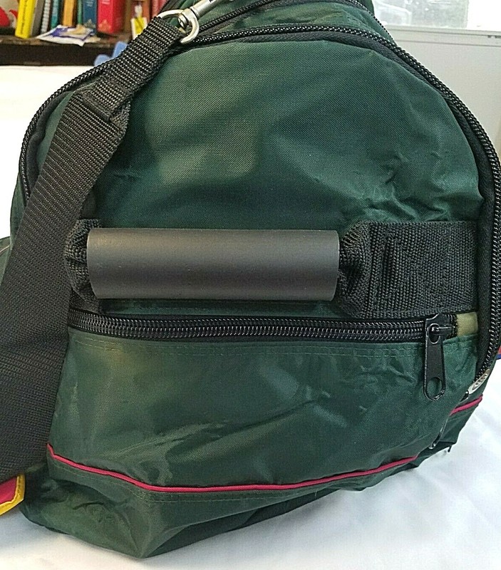 INTERNATIONAL BAG CONCEPTS IBC HUNTER GREEN DUFFLE BAG EXPANDABLE AND HEAVY DUTY gallery