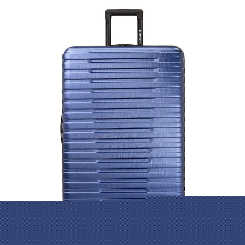 U.S. Traveler Boren 30″ Large Check Hardside Spinner Luggage – Navy