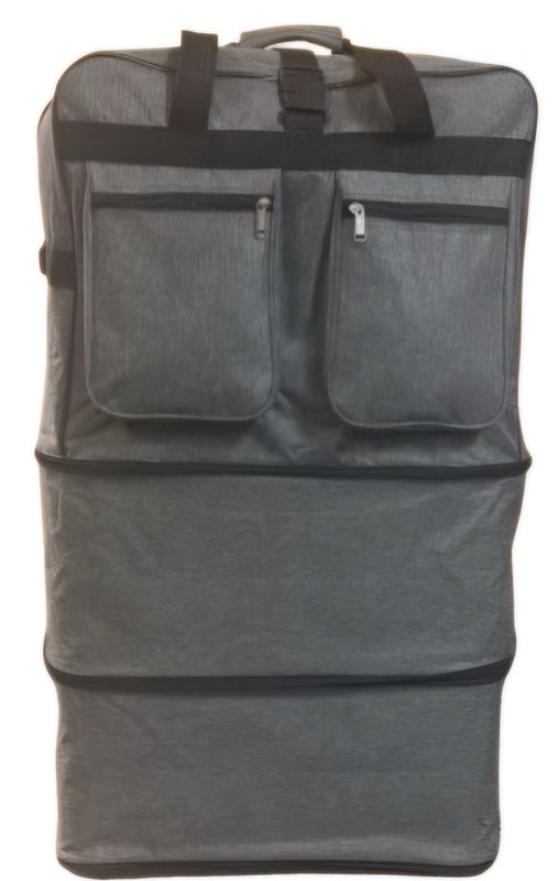 Expandable Duffle Bag Rolling Wheeled Spinner Luggage for Travel & Storage gallery