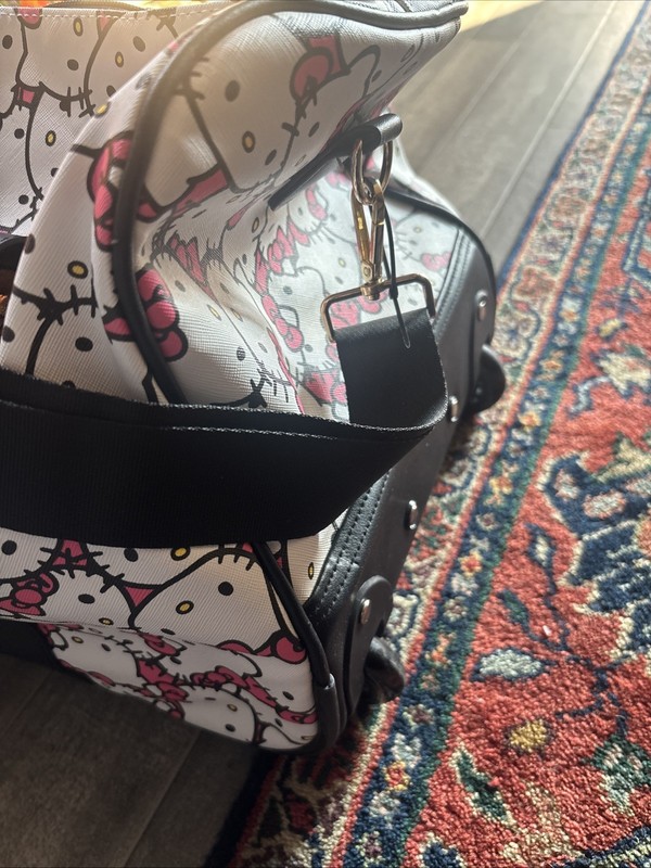 HELLO KITTY ROLLING DUFFLE LUGGAGE CARRY ON BAG SUITCASE Travel gallery