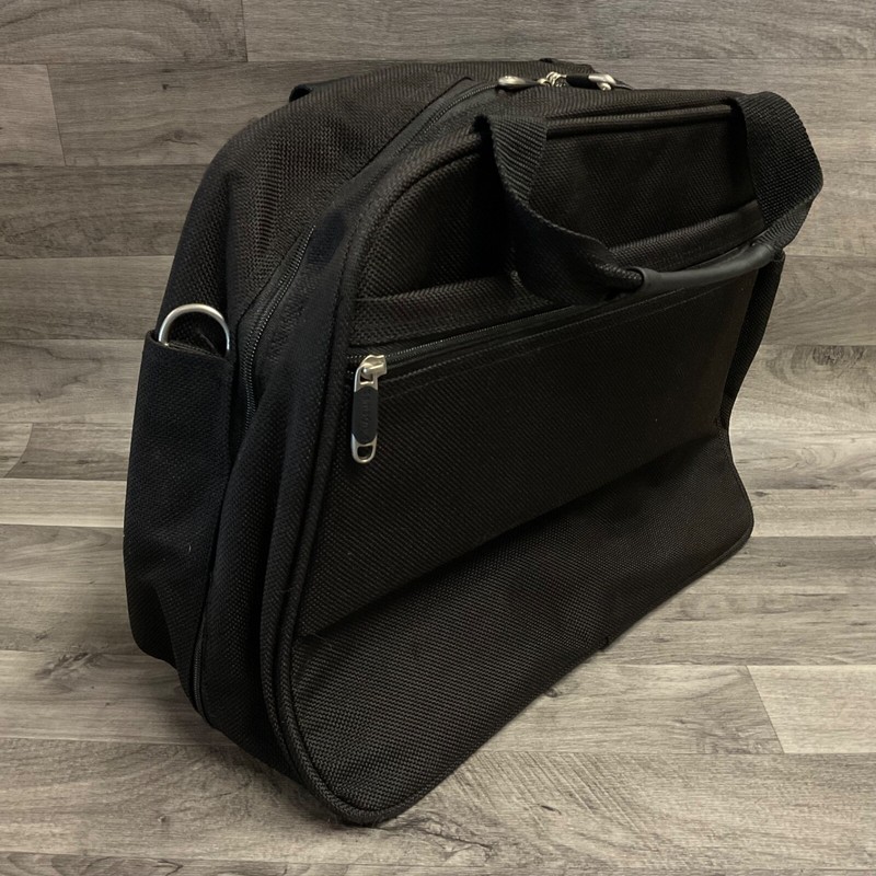 Samsonite Luggage Bag Black Soft Shell Luggage Hand 17" Travel Carry On Strap gallery