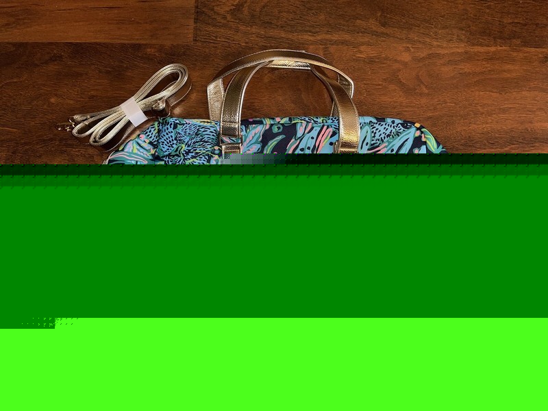 Lilly Pulitzer Catty Purrsonality WEEKENDER TRAVEL BAG GWP Overnight Duffel NWT