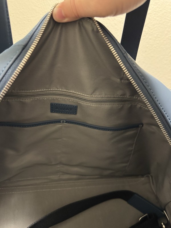 Away Blue Solid Weekender, Adjustable Strap, Dust Bag gallery